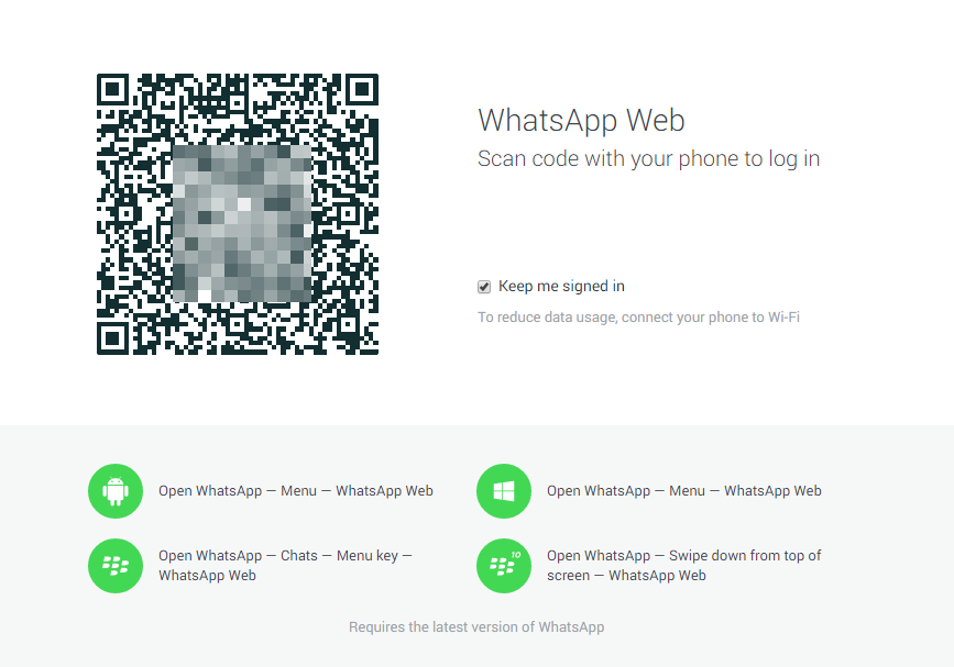 WhatsApp startet offiziellen Web-Client