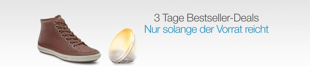 Amazon: 3 Tage Bestseller-Deals (Tag 1)