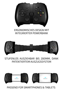 Darkfinity Gamepad Übersicht