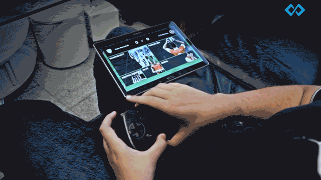 Darkfinity Gamepad unterstützt mobile Geräte bis 10,5 Zoll