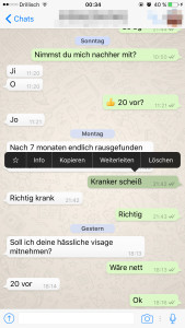 WhatsApp Nachrichten markieren