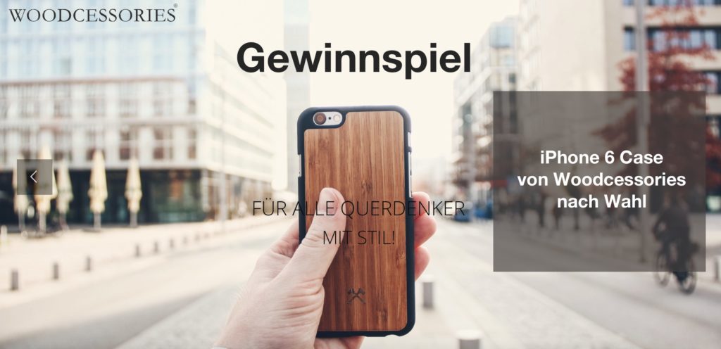 Woodcessories iPhone 6 Case Gewinnspiel (Knizzful)