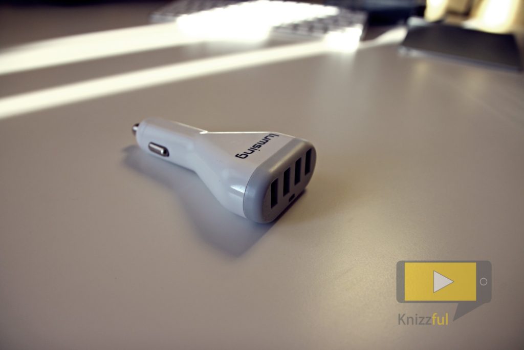 Testbericht: Lumsing 4-Port USB Auto Schnellladegerät (Kurztest)