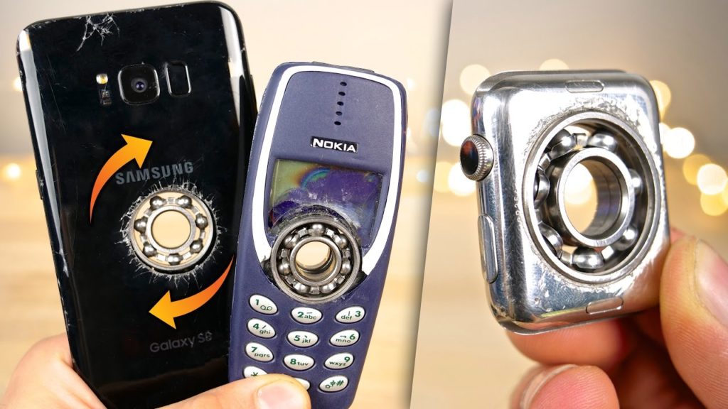 Fidget Spinner aus Galaxy S8 und Apple Watch