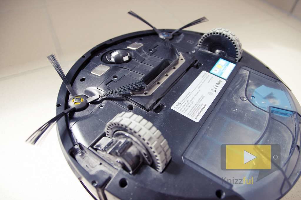 ILIFE V80 Saugroboter Unterseite