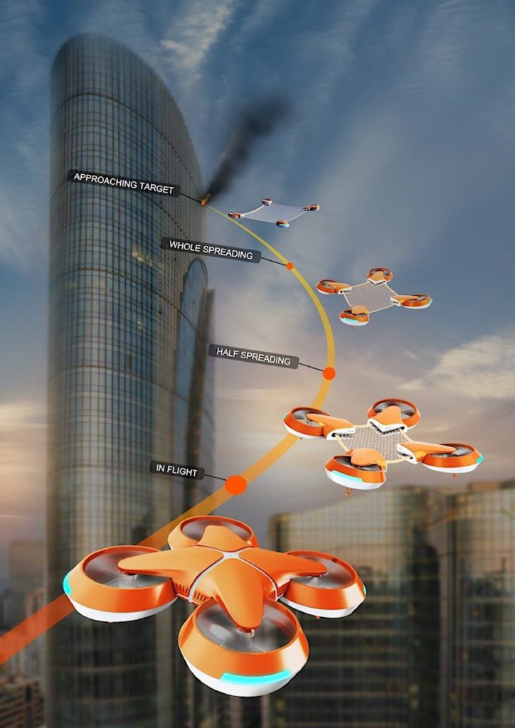 Net Guard - Drohne mit Auffangnetz