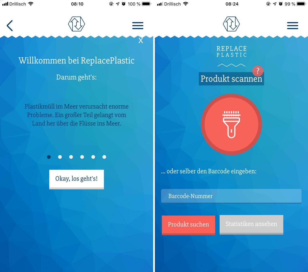 ReplacePlastic App: Feedback zur Verpackung an Hersteller schicken