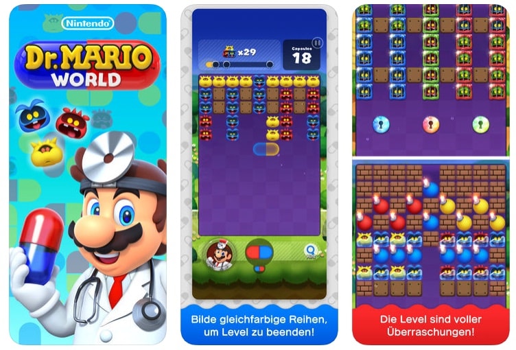 Nintendo: Dr. Mario World für Android & iOS veröffentlicht